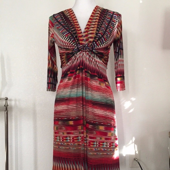 Ilse Jacobsen Carmine Red Tie Know Draped Dress - Picture 3 of 8